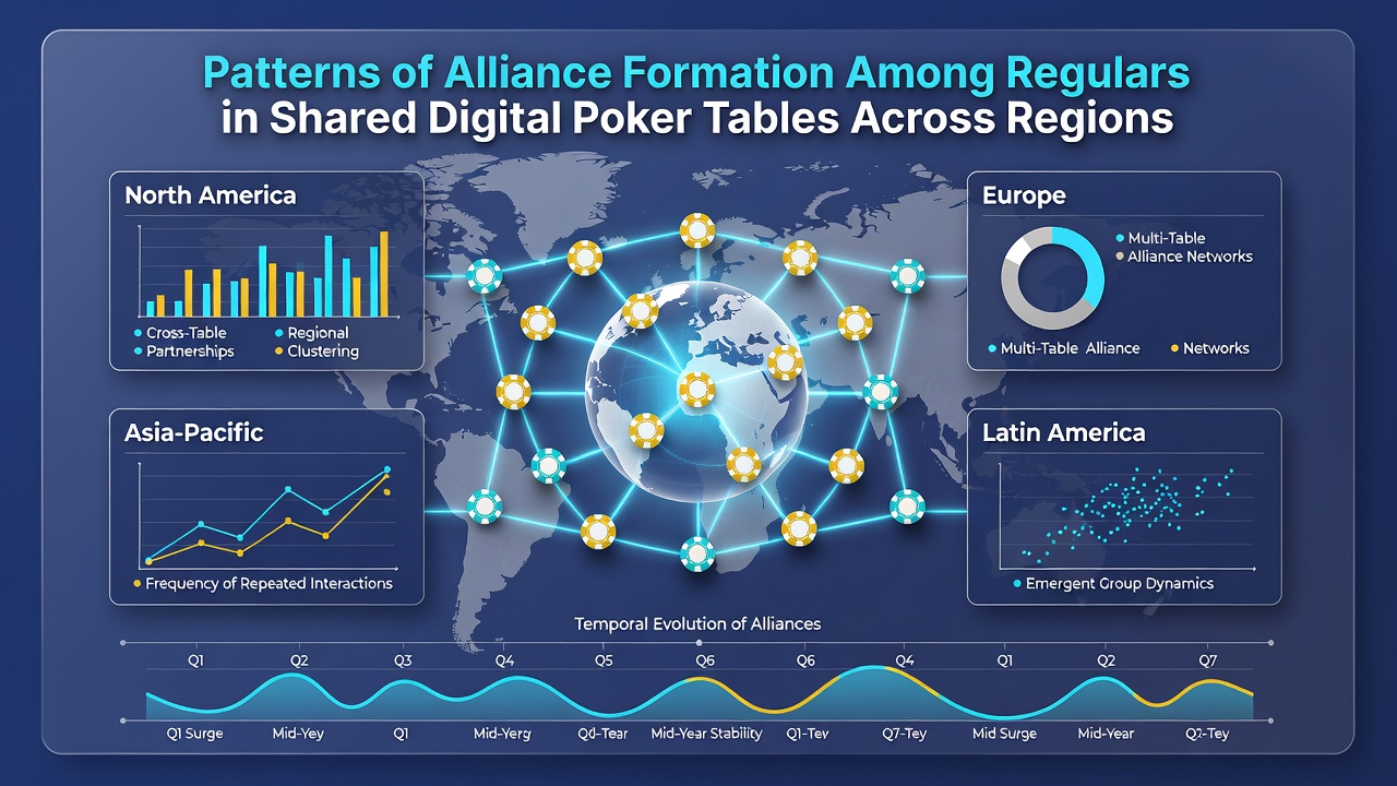 Netzwerke und Verbindungen unter Online-Poker-Stammspielern