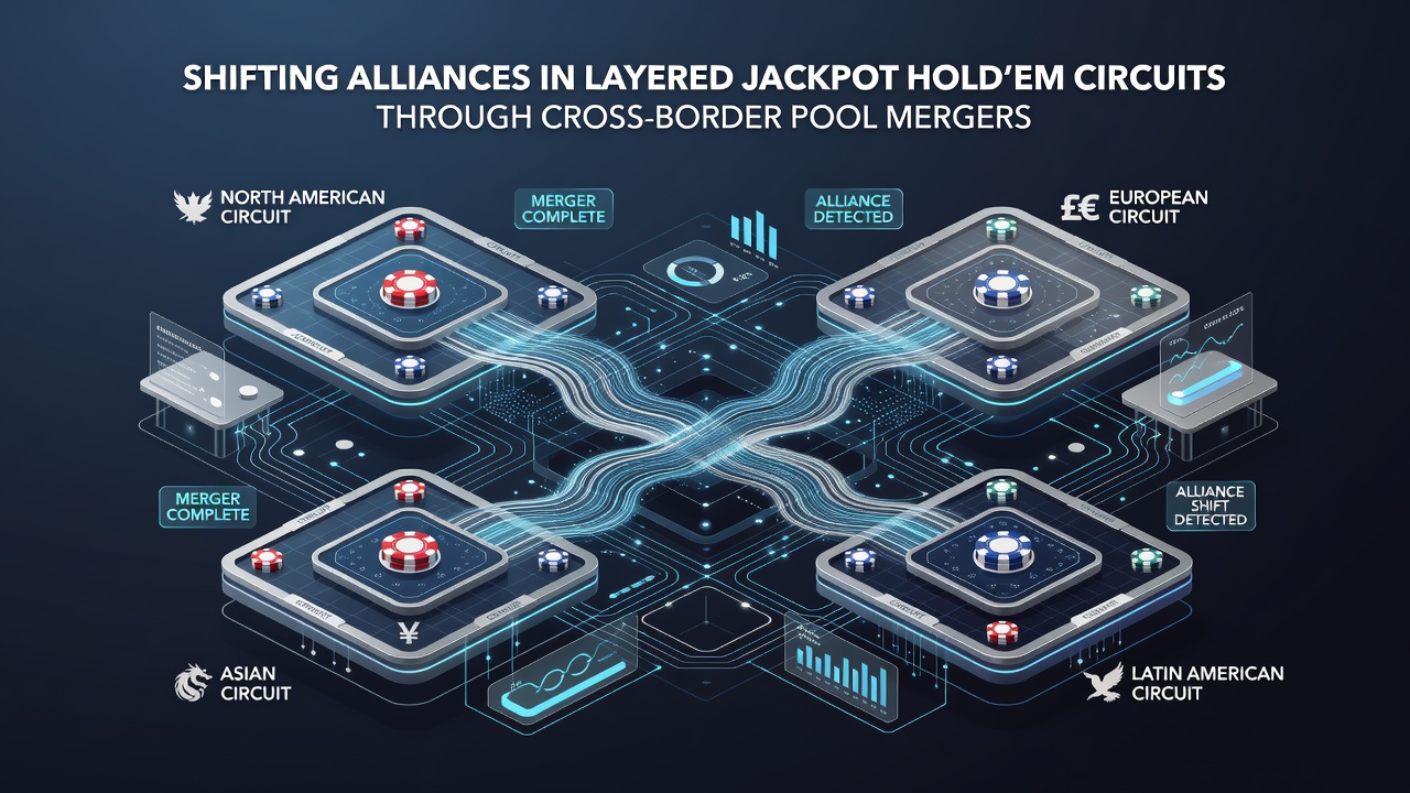 Darstellung von Allianzverschiebungen durch internationale Pool-Mergers