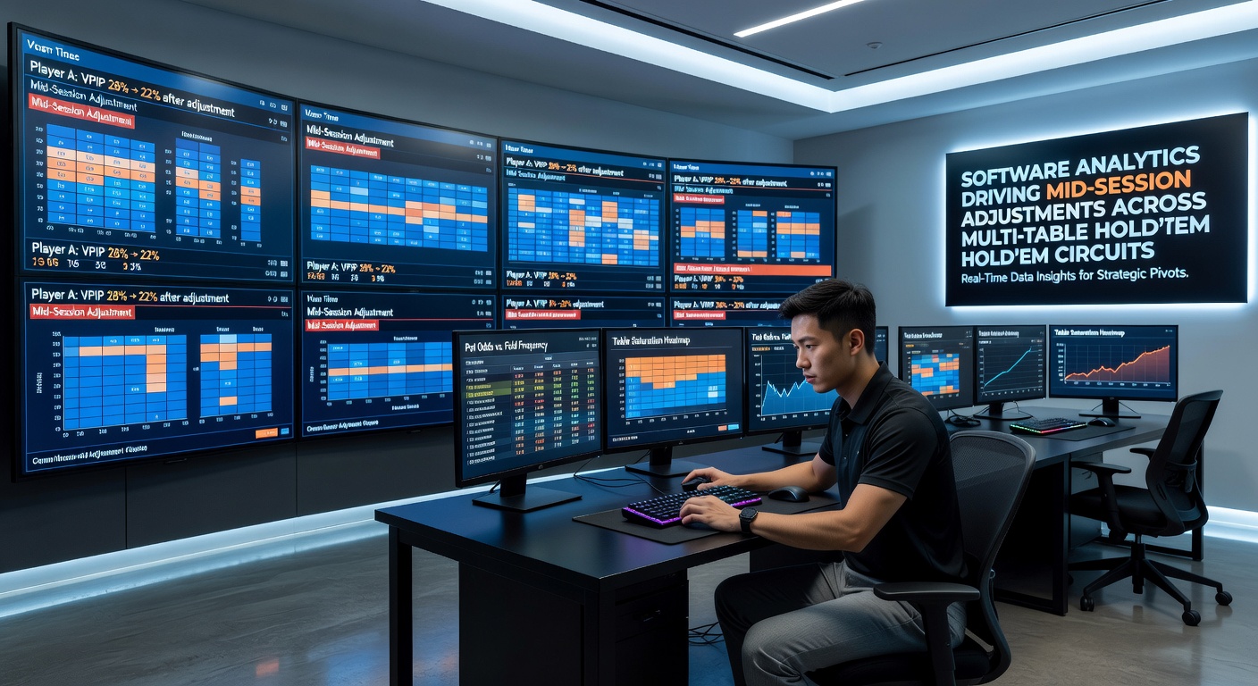Software-Analytics-Tools für Multi-Table Hold'em mit Echtzeit-Datenvisualisierung